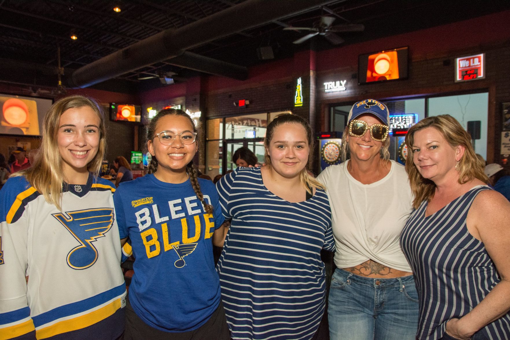 Blues Fans at Hotshots Wentzville during the Stanley Cup Final Game 1